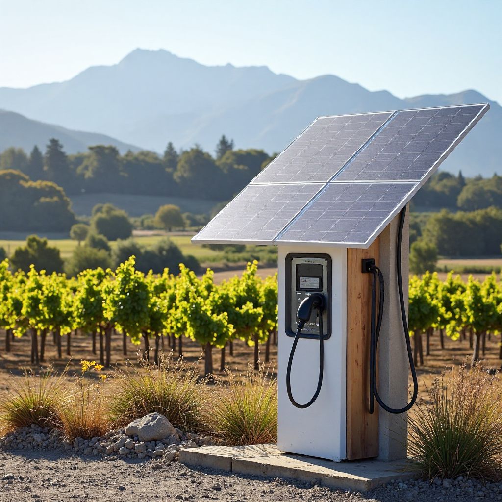Estación solar integrada en Mendoza