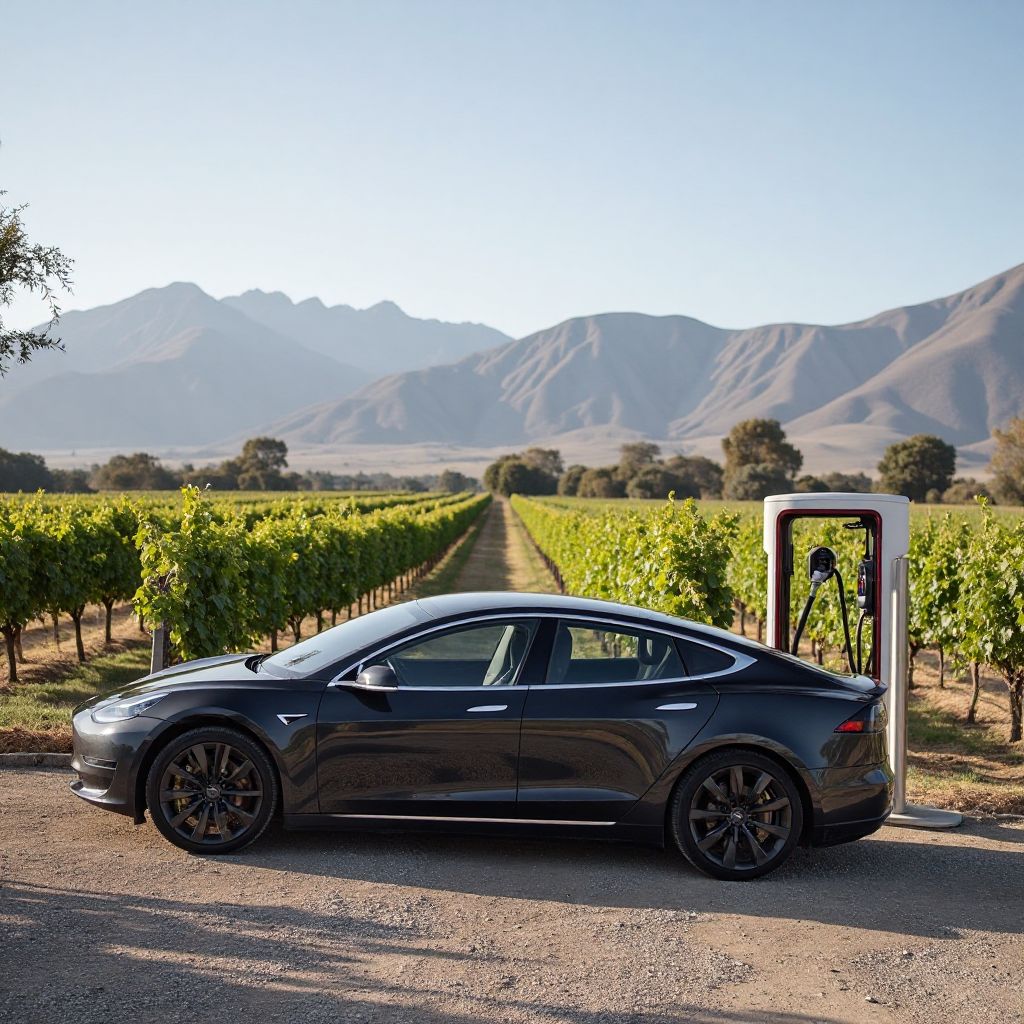 Red vinícola en Mendoza